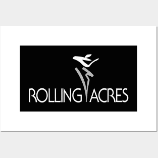 Rolling Acres Mall 1980s Logo - White Posters and Art